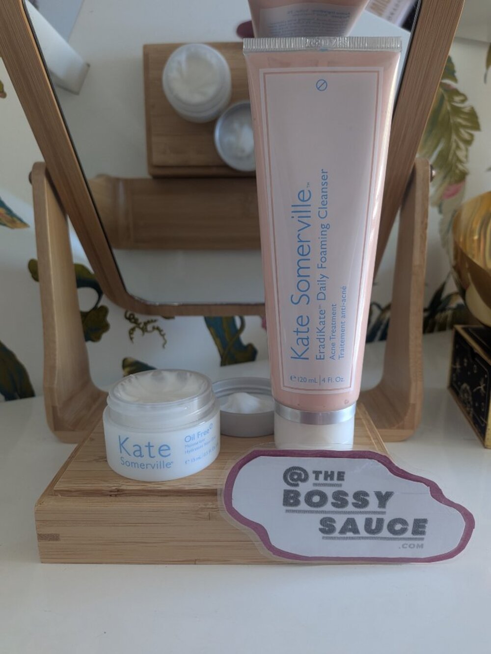 Kate Somerville EradiKate Sulfur Daily Foaming Cleanser 4oz + Deluxe Moisturizer